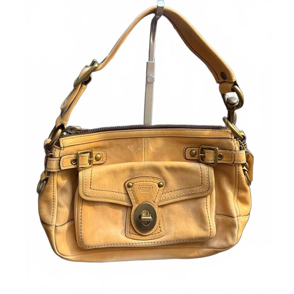 RARE Coach Legacy Stripe Leigh Bag #11127 - 65th Anniversary Edition